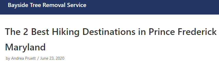 The 2 Best Hiking Destinations in Prince Frederick Maryland